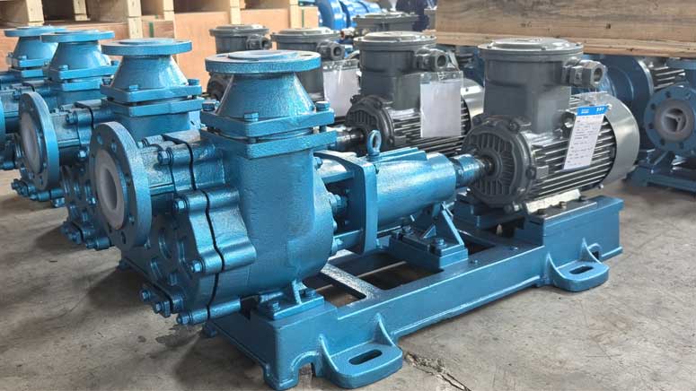 Self-Priming Chemical Pump